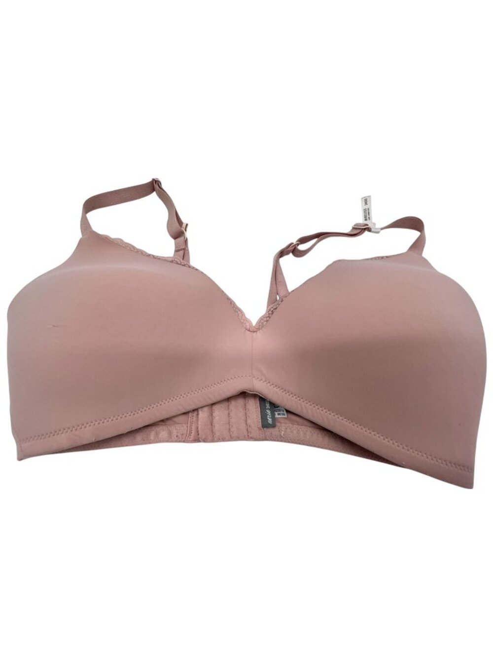 Aerie Women's Real Happy Wireless Lightly Lined Bra Size 34DD Pink Solid